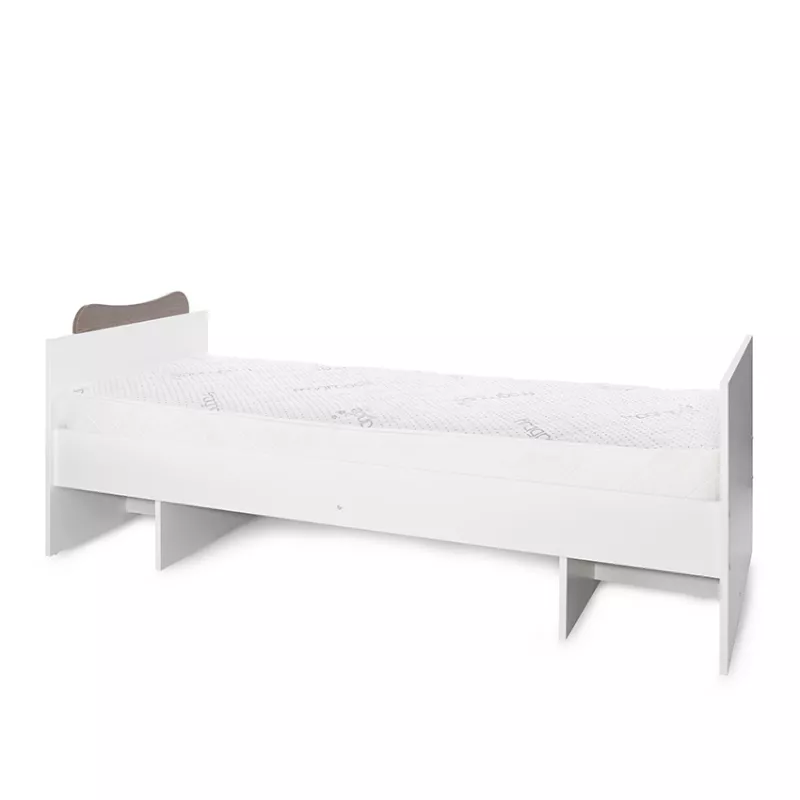 Patut modular multifunctional, 5 confirgurari diferite, 190 x 72 cm, Multi, White & Coffee 17