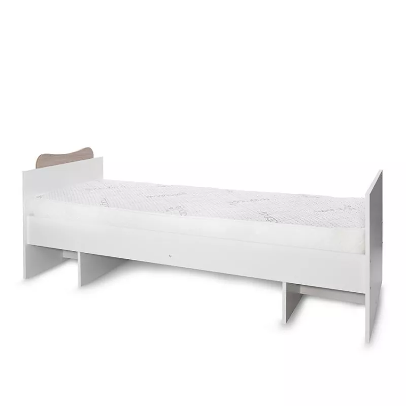 Patut modular multifunctional, 5 confirgurari diferite, 190 x 72 cm, Multi, White & Amber 17