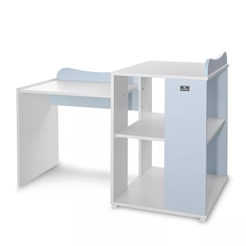 Patut modular multifunctional, 5 confirgurari diferite, 190 x 72 cm, Multi, White Baby Blue 12