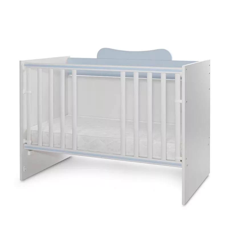Patut modular multifunctional, 5 confirgurari diferite, 190 x 72 cm, Multi, White Baby Blue 8