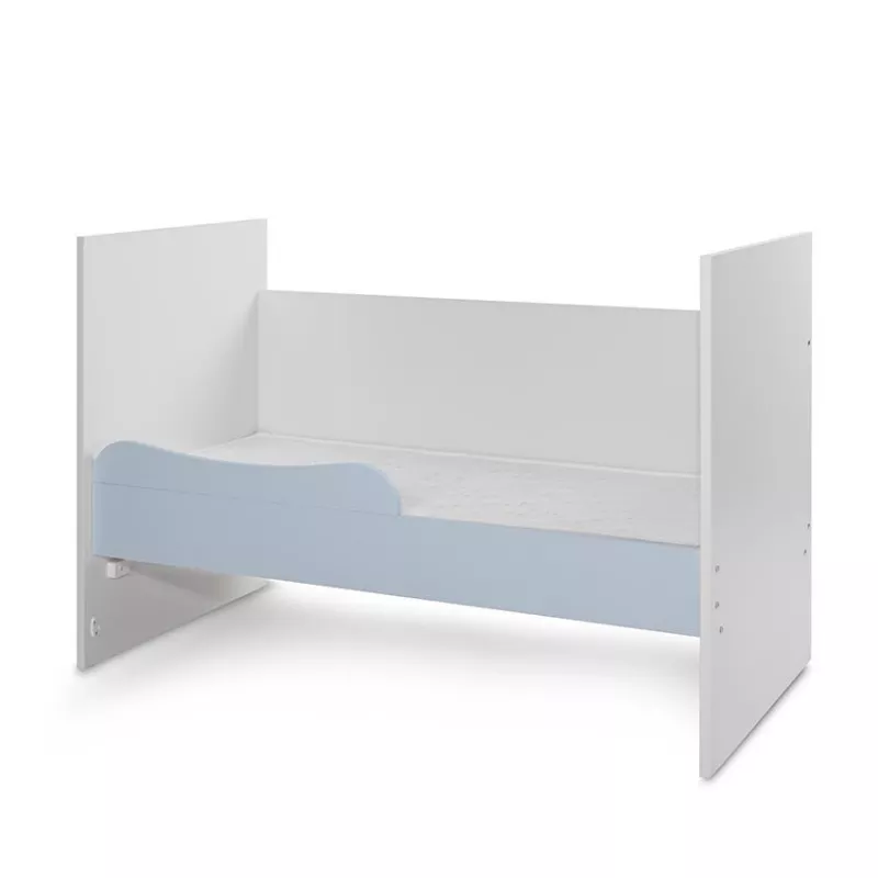 Patut modular multifunctional, 5 confirgurari diferite, 190 x 72 cm, Multi, White Baby Blue 9