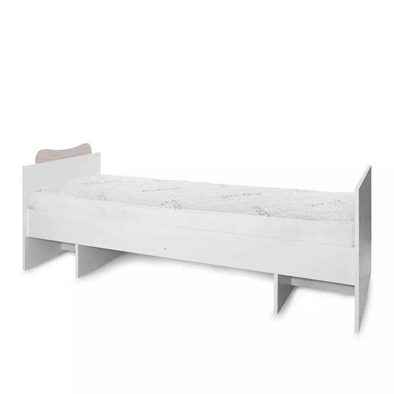 Patut modular multifunctional, 5 confirgurari diferite, 190 x 72 cm, Multi, White & Light Oak 17