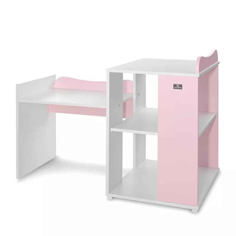 Patut modular multifunctional, 5 confirgurari diferite, 190 x 72 cm, Multi, White Orchid Pink 11