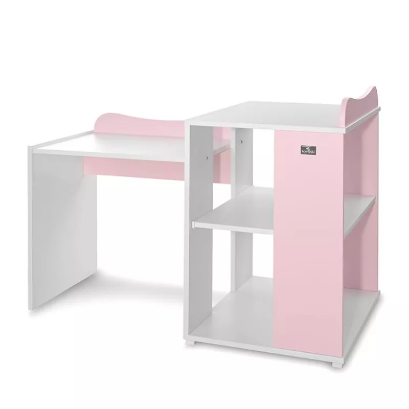 Patut modular multifunctional, 5 confirgurari diferite, 190 x 72 cm, Multi, White Orchid Pink 12