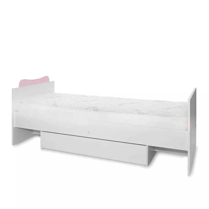 Patut modular multifunctional, 5 confirgurari diferite, 190 x 72 cm, Multi, White Orchid Pink 16