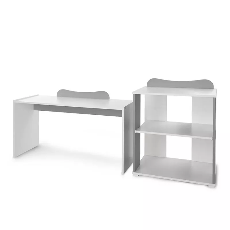 Patut modular multifunctional, 5 confirgurari diferite, 190 x 72 cm, Multi, White Stone Grey 14