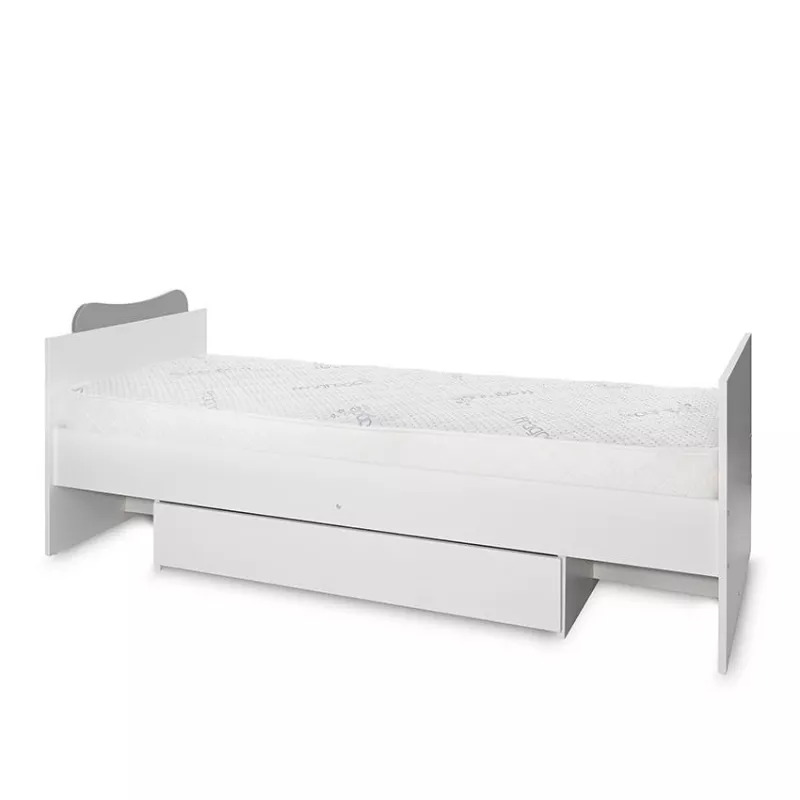 Patut modular multifunctional, 5 confirgurari diferite, 190 x 72 cm, Multi, White Stone Grey 16