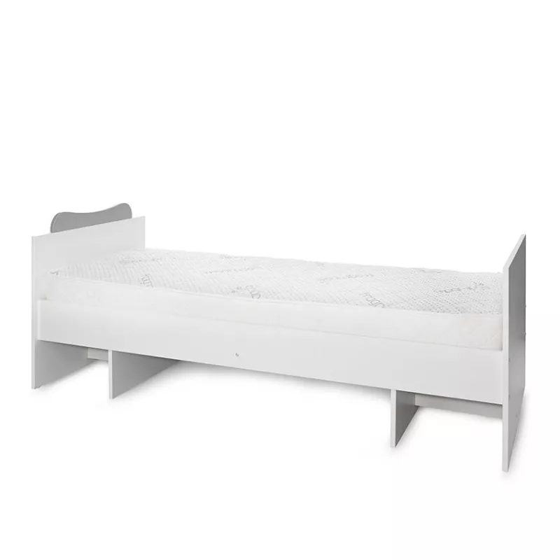 Patut modular multifunctional, 5 confirgurari diferite, 190 x 72 cm, Multi, White Stone Grey 17