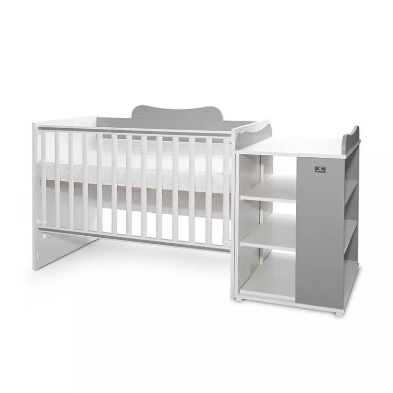 Patut modular multifunctional, 5 confirgurari diferite, 190 x 72 cm, Multi, White Stone Grey 3