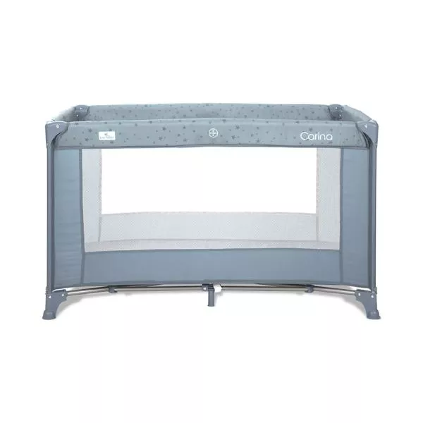 Patut pliabil, Carina, 1 nivel, geanta de transport, Blue Stars 2