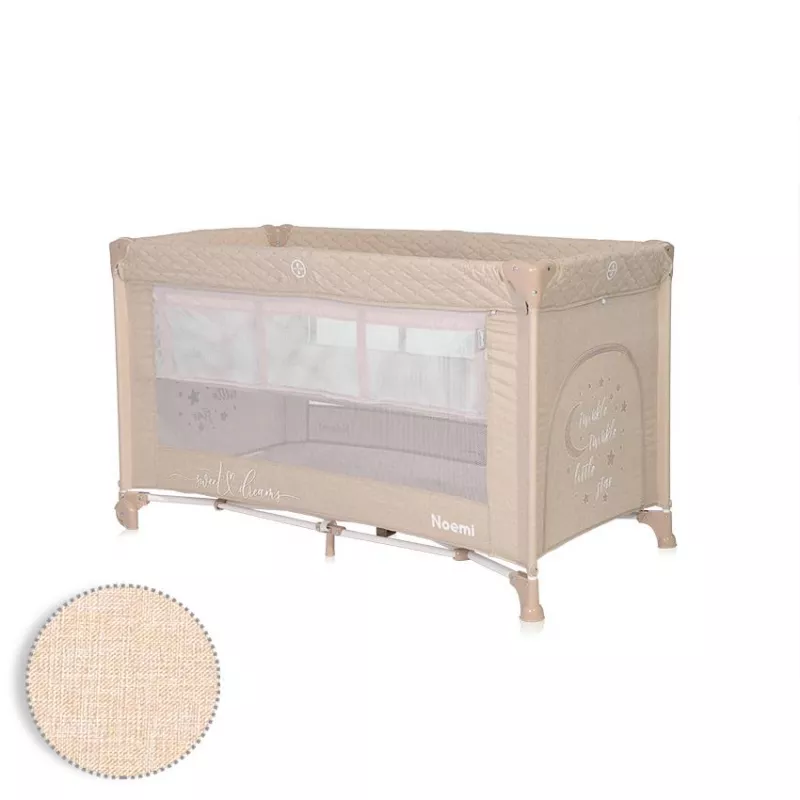 Patut pliabil Noemi, 2 nivele, Fog Beige Star 1