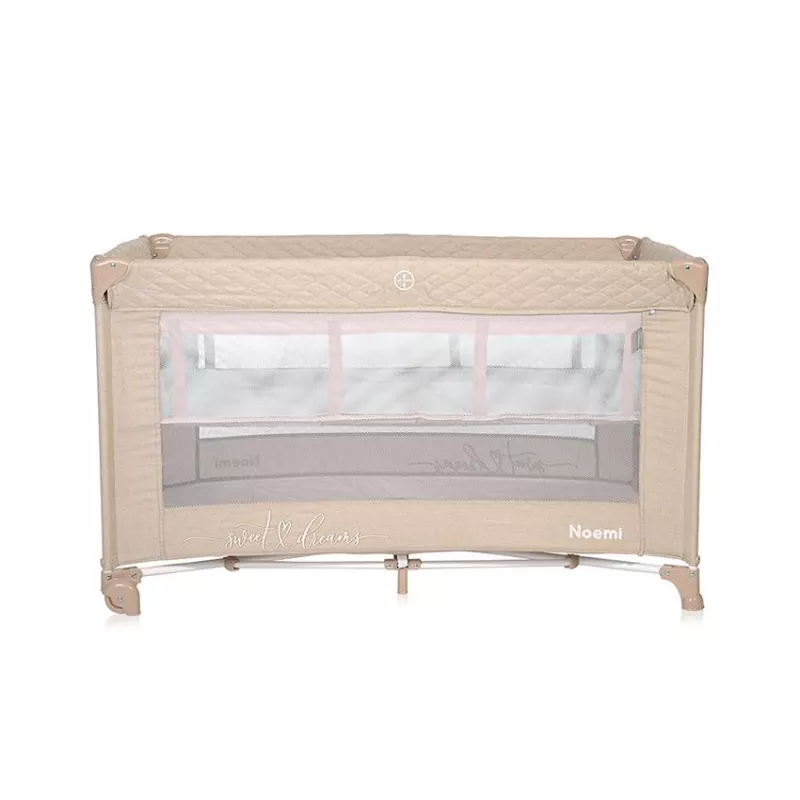 Patut pliabil Noemi, 2 nivele, Fog Beige Star 2