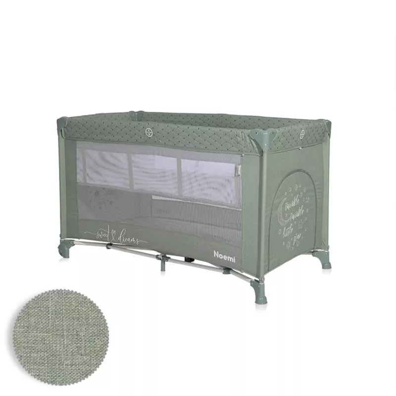 Patut pliabil Noemi, 2 nivele, Iceberg Green Star 1