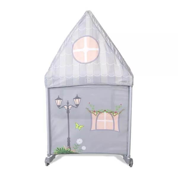 Patut pliabil, Sweet Home, 2 nivele, capotina detasabila, Grey 7