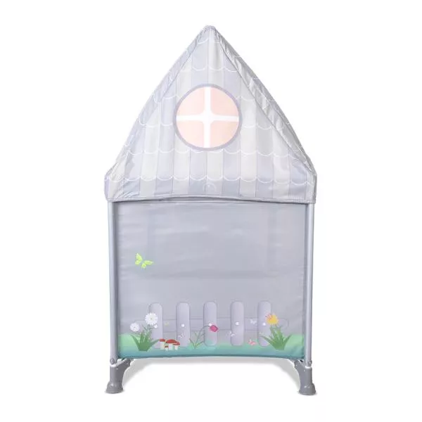 Patut pliabil, Sweet Home, 2 nivele, capotina detasabila, Grey 8