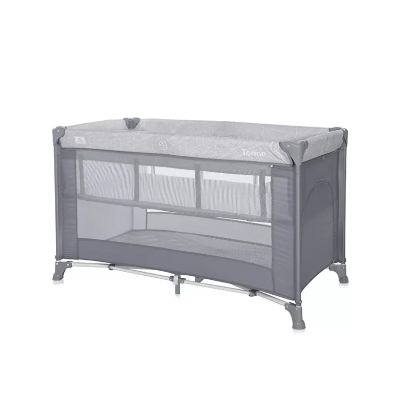 Patut pliabil Torino, 2 nivele, Grey Elements 1