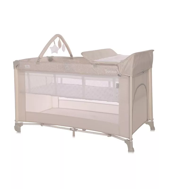 Patut pliabil Torino Plus, 2 nivele cu accesorii, Fog Elements 1