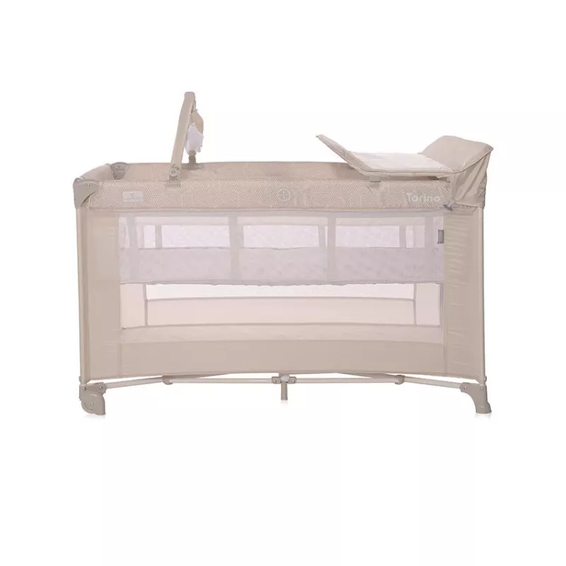 Patut pliabil Torino Plus, 2 nivele cu accesorii, Fog Elements 2