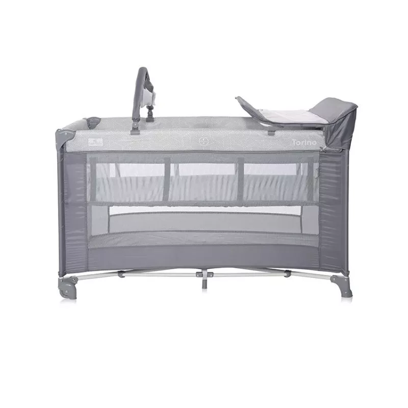 Patut pliabil Torino Plus, 2 nivele cu accesorii, Grey Elements 2