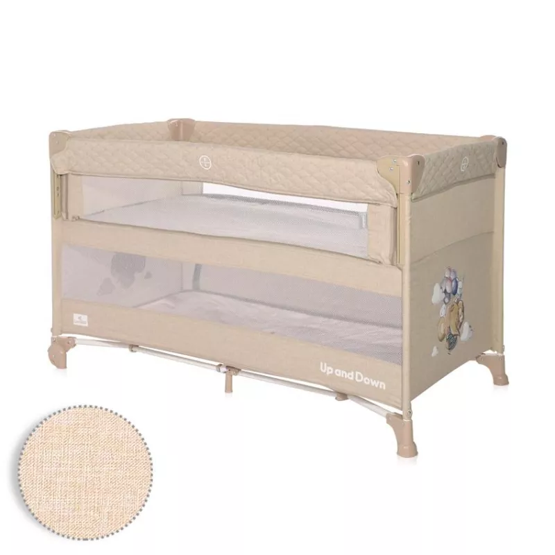 Patut pliabil, Up and Down, laterala culisanta, Fog Beige Flying Friends 1