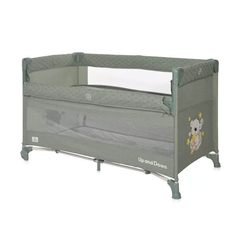 Patut pliabil, Up and Down, laterala culisanta, Green Teddy Bear 4