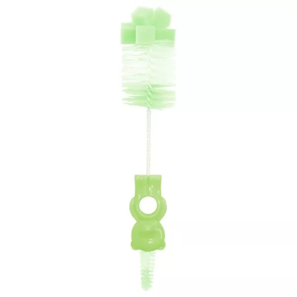 Perie de curatat biberoane, tetine si cani, Green 1