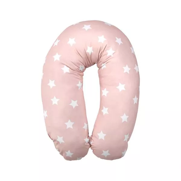 Perna multifunctionala, bumbac ranforce, 190 cm, Stars Pale Blush 1