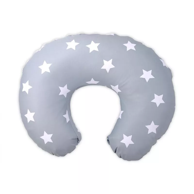 Perna multifunctionala, Happy, 140 cm, husa detasabila, Stars Grey Mist 1