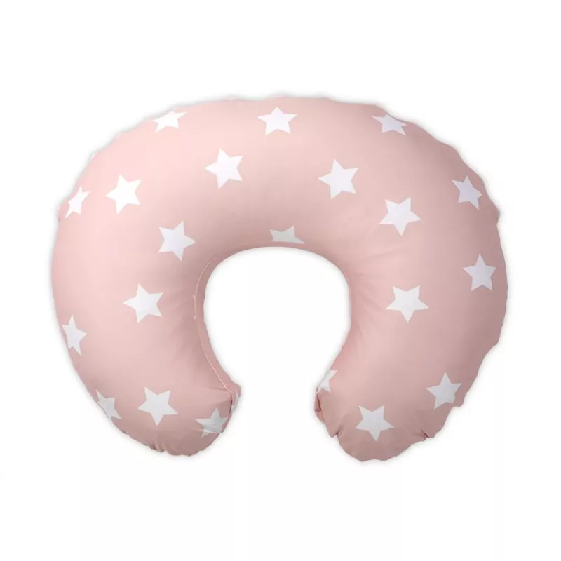 Perna multifunctionala, Happy, 140 cm, husa detasabila, Stars Pale Blush 1