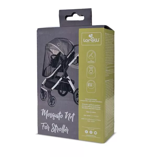 Plasa de insecte pentru carucioare, model universal, Black 2