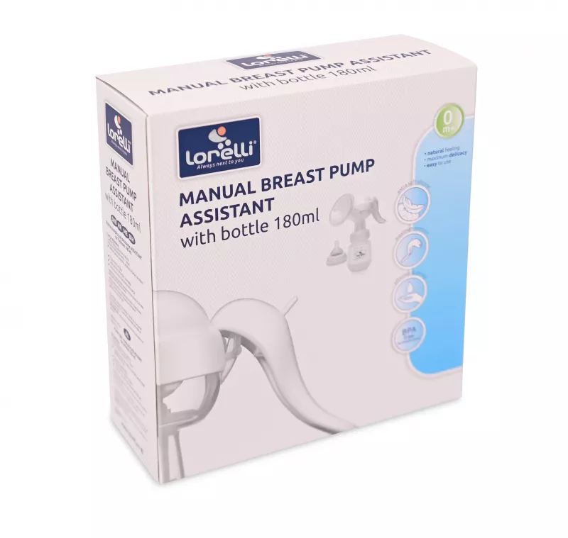 Pompa de san manuala, Asisstant, cu biberon 180 ml inclus 2