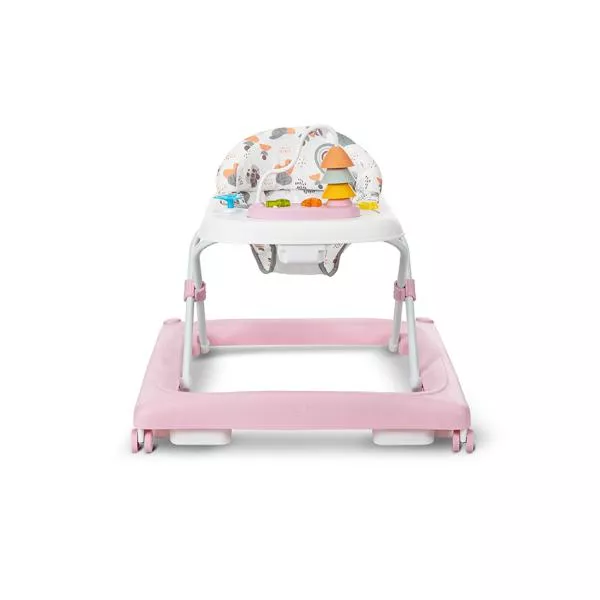 Premergator, Walkigo, panou muzical cu jucarii, 3 pozitii de inaltime, baza lata si stabila, 6 luni+, Pink 2