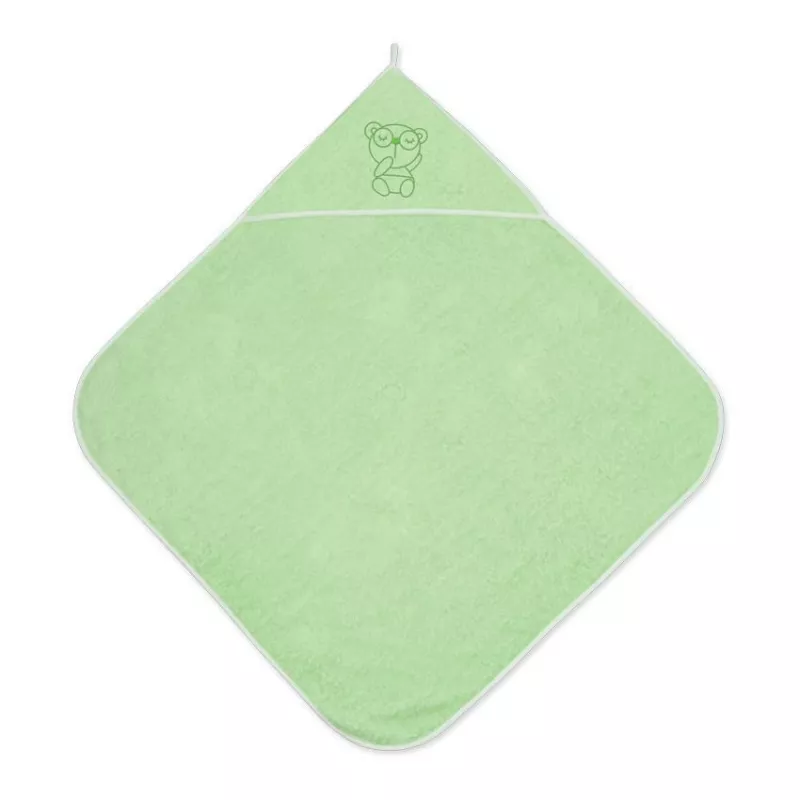 Prosop bebe cu gluga, 80x80 cm, Green 1
