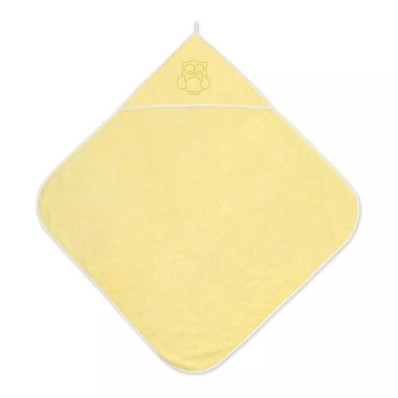 Prosop bebe cu gluga, 80x80 cm, Yellow 1