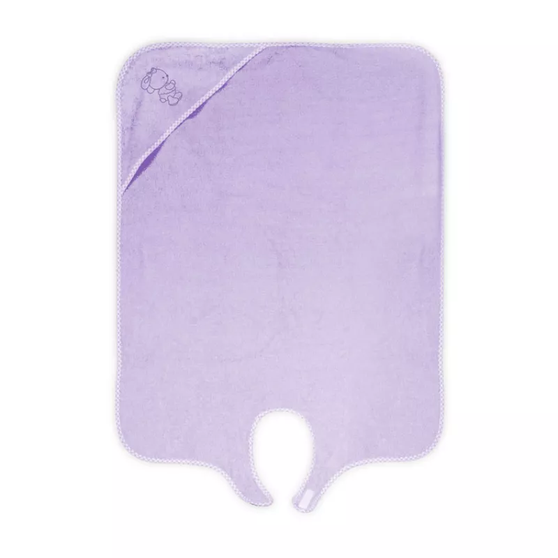Prosop dublu de baie, 80x100 cm, cu capison, Violet 2