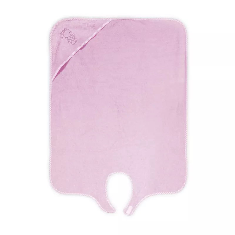 Prosop dublu de baie, 80x100 cm, cu capison, Pink 1