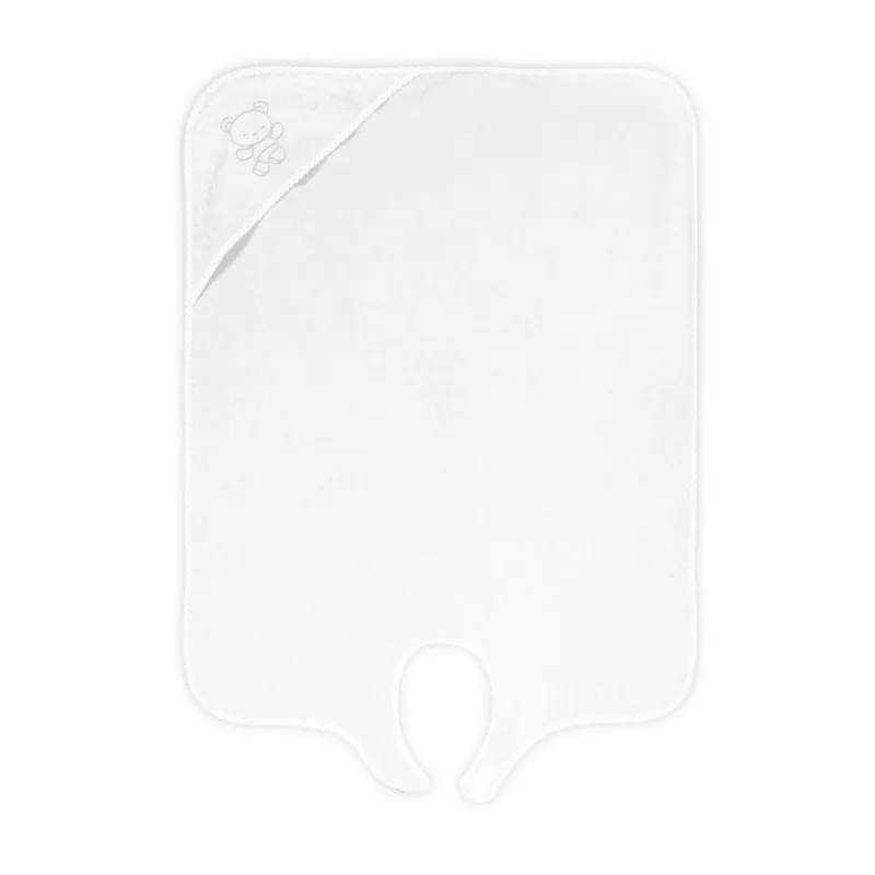 Prosop dublu de baie, 80x100 cm, cu capison, White 2