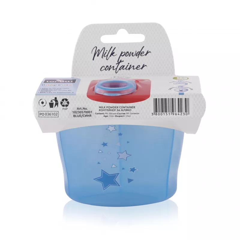 Recipient compartimentat pentru lapte praf, Blue 2