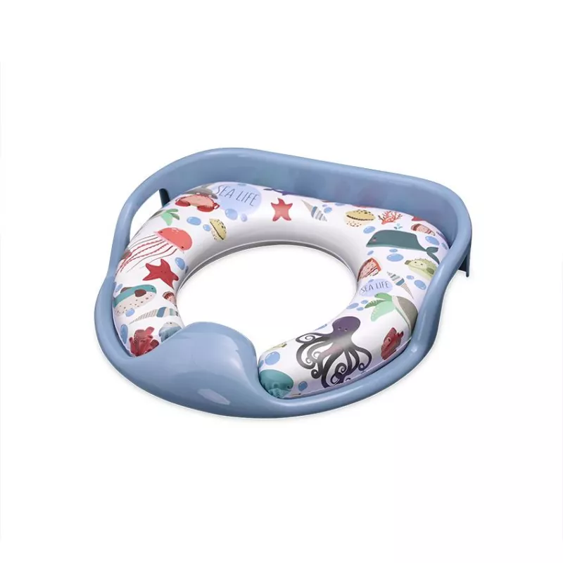 Reductor moale pentru toaleta, cu manere, model universal, Ocean Blue 1