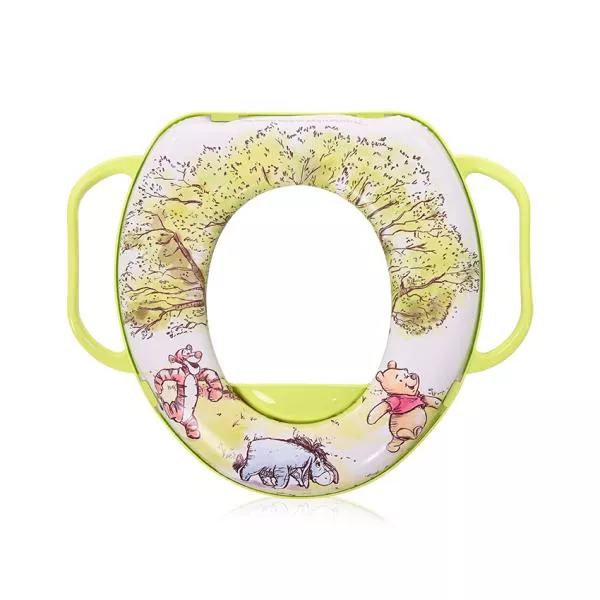 Reductor moale pentru toaleta, Disney, cu manere, Winnie the Pooh, Green 1