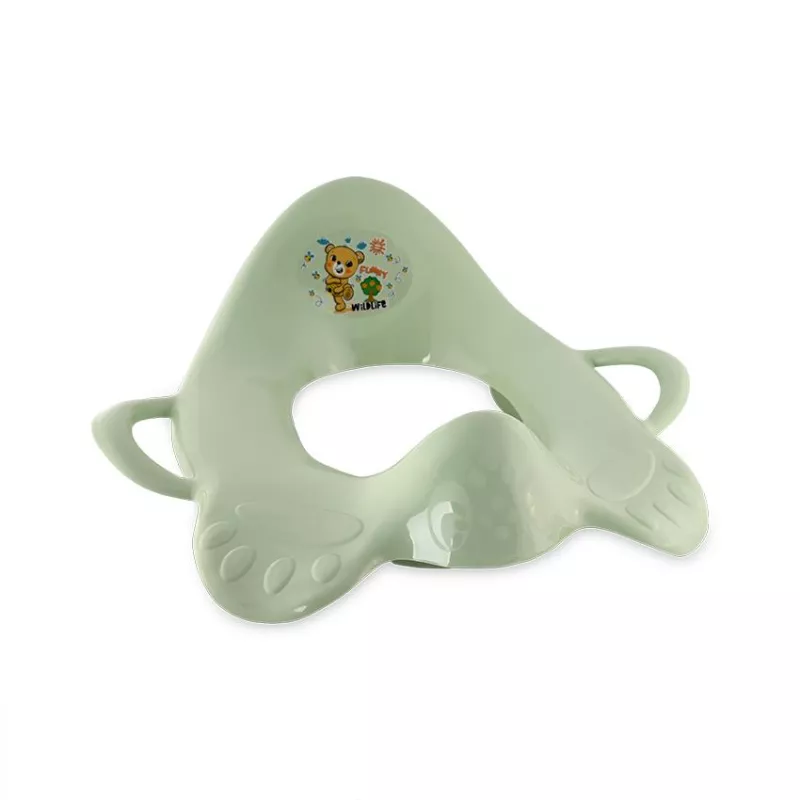 Reductor pentru toaleta, cu manere, Smoke Green 1