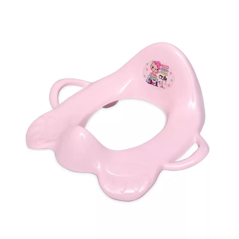 Reductor pentru toaleta, cu manere, Nordic Pink 1