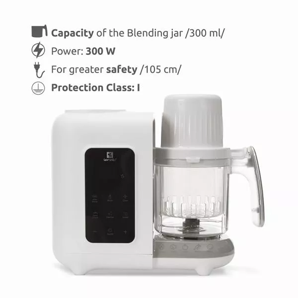 Robot multifunctional pentru prepararea hranei bebelusului, Healthy Baby Chef 7 in 1, gatire la abur, blender, incalzire, sterilizare, 300 W 2