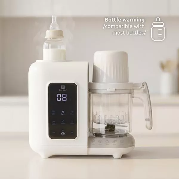 Robot multifunctional pentru prepararea hranei bebelusului, Healthy Baby Chef 7 in 1, gatire la abur, blender, incalzire, sterilizare, 300 W 8