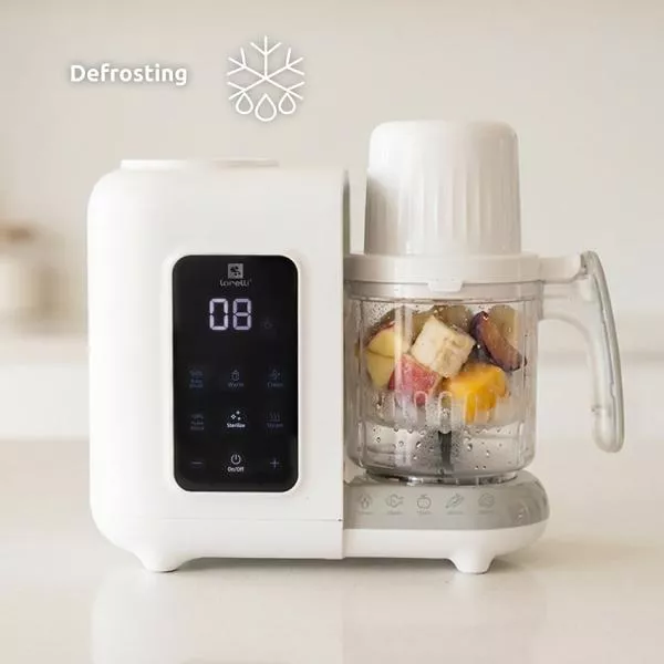 Robot multifunctional pentru prepararea hranei bebelusului, Healthy Baby Chef 7 in 1, gatire la abur, blender, incalzire, sterilizare, 300 W 9