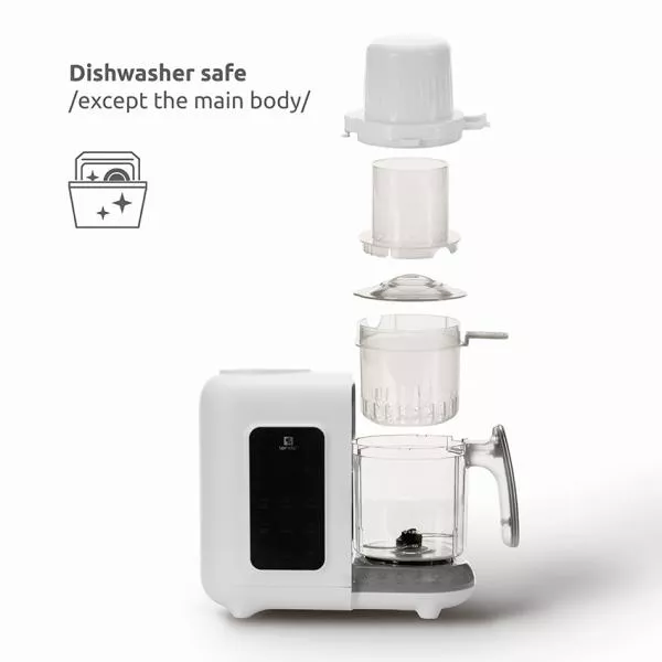 Robot multifunctional pentru prepararea hranei bebelusului, Healthy Baby Chef 7 in 1, gatire la abur, blender, incalzire, sterilizare, 300 W 3