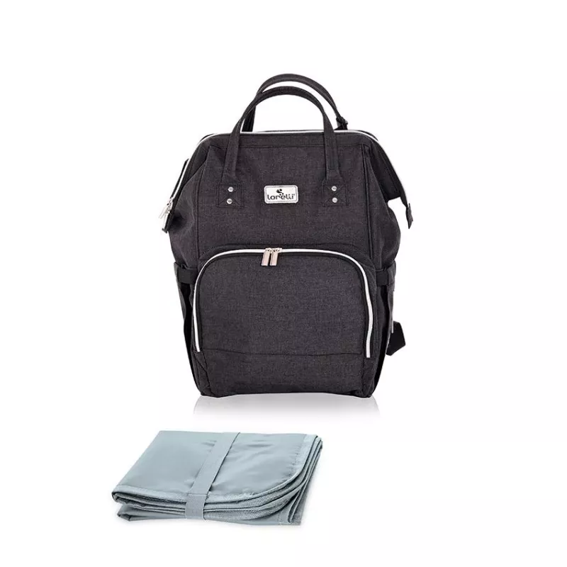 Rucsac accesorii bebelusi, Tina, multiple compartimente, Black 1