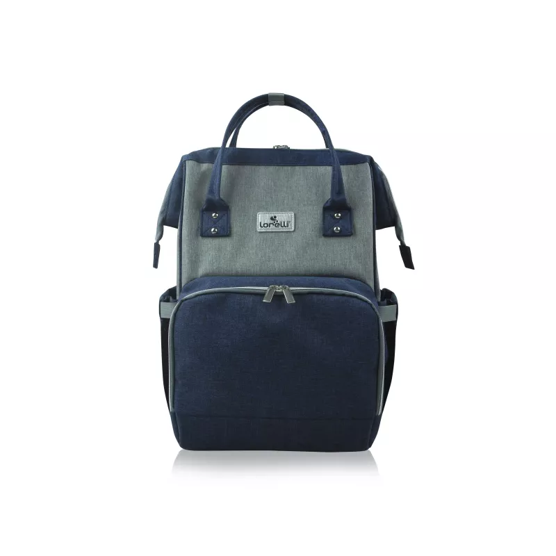 Rucsac accesorii bebelusi, Tina, multiple compartimente, Blue & Grey 1