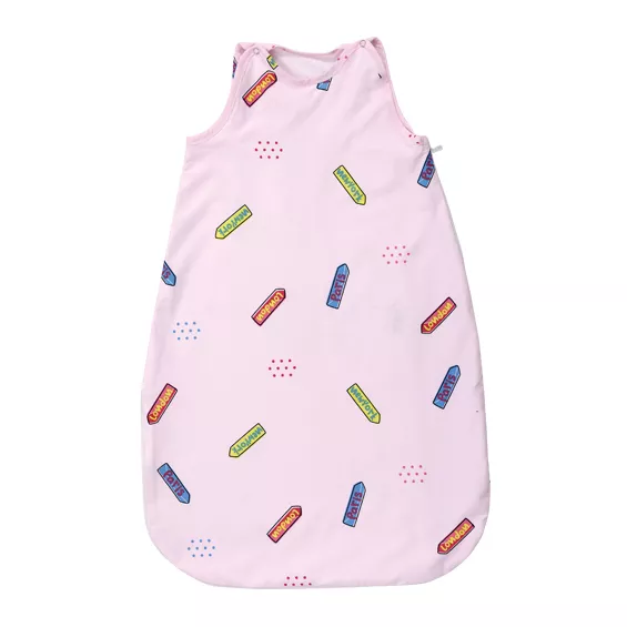 Sac de dormit de iarna, 85 cm, bumbac ranforce, Traveling Pink 1