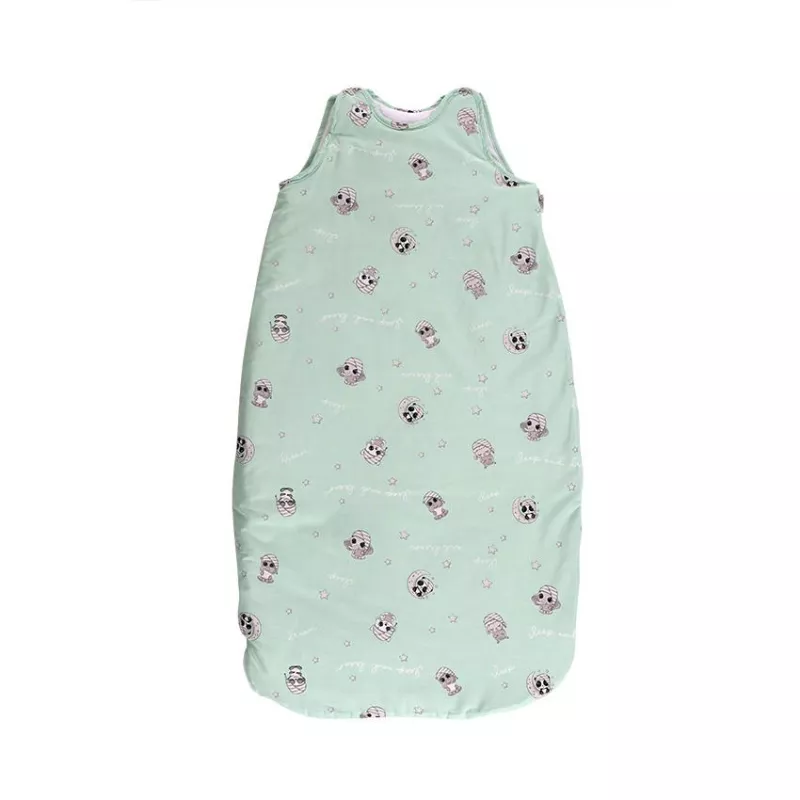 Sac de dormit de iarna, 95 cm, bumbac ranforce, Friends Green 1
